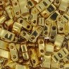 MHTL-0191 Miyuki Half Tila 5x2,3mm - Gold Plated - 5g