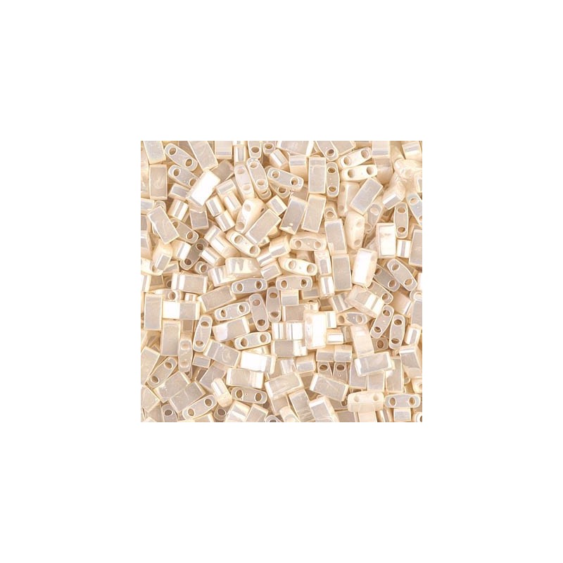 MHTL-0592 Miyuki Half Tila 5x2,3mm - Antique Ivory Pearl Ceylon - 5g