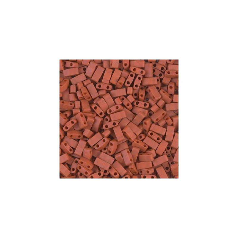 MHTL-2315 Miyuki Half Tila 5x2,3mm - Mat Opaque Terra Cotta - 5g