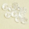 Perles en cristal à facettes - Coussin  - 3x4mm - Cristal Transparent - Lot de 50