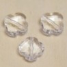 Perles en cristal à facettes  - Trèfle  12x12mm - Cristal Transparent