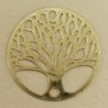 Connecteur Laser Cut - Arbre de vie - 20mm - Doré