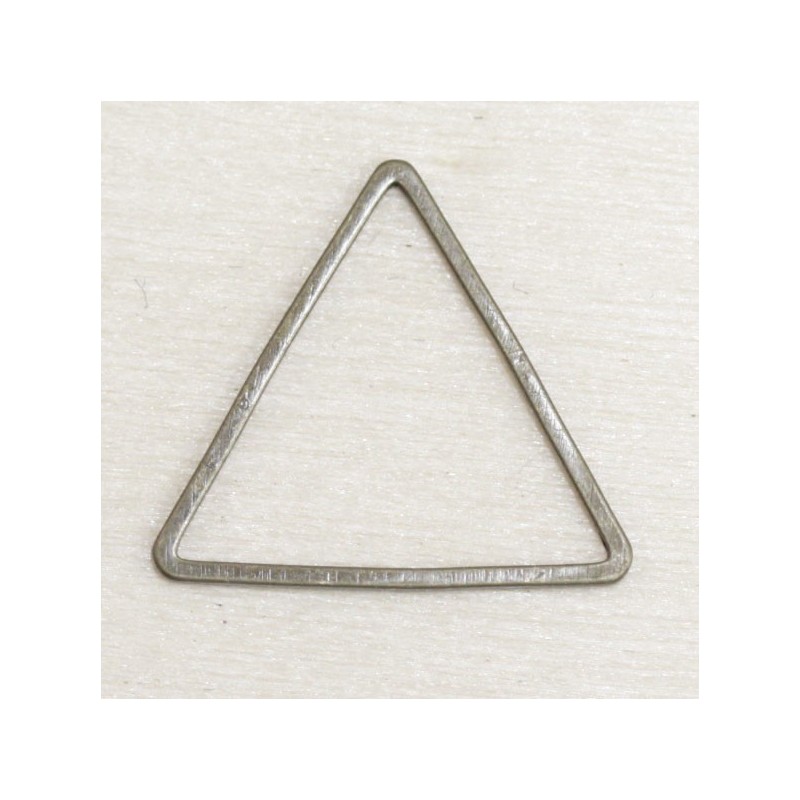 Connecteur forme évidée - Triangle - 17x15mm - Bronze