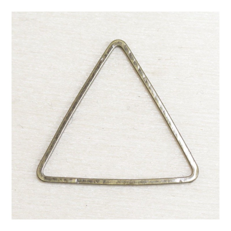 Connecteur forme évidée - Triangle - 20x17mm - Bronze