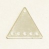 Intercalaire métal - Triangle - 5 trous - 15x13mm - Bronze