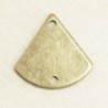 Connecteur - Métal - Triangle arrondi - 12x13mm - Bronze
