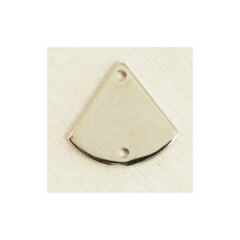 Connecteur - Métal - Triangle arrondi - 12x13mm - Doré