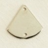 Connecteur - Métal - Triangle arrondi - 12x13mm - Doré