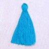 Pompon de fil de coton - 30 à 40 mm - Bleu Turquoise
