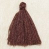 Pompon de fil de coton - 30 à 40 mm - Marron Chocolat