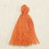 Pompon de fil de coton - 30 à 40 mm - Orange Foncé