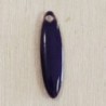 Sequin Emaillé en résine époxy navette 20x5mm - Violet
