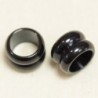 Perle - Acier Inoxydable - Cylindre - 9x6mm - Noir