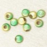 Perles Magiques Rondes 4mm - Lot de 10 Perles - Vert et Jaune
