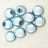 Perles Magiques Rondes 6mm - Lot de 10 Perles - Bleu Turquoise