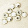 Perles Magiques Rondes 6mm - Lot de 10 Perles - Ivoire