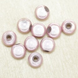 Perles Magiques Rondes 6mm - Lot de 10 Perles - Rose Clair