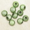 Perles Magiques Rondes 6mm - Lot de 10 Perles - Vert