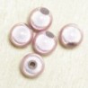 Perles Magiques Rondes 8mm - Lot de 5 Perles - Rose Clair