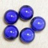 Perles Magiques Rondes 10mm - Lot de 5 Perles - Bleu Marine