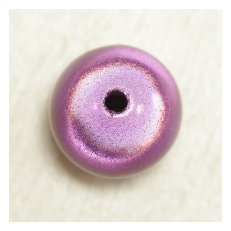 Perle Magique Ronde 16mm - Vendue à l'unité - Violet