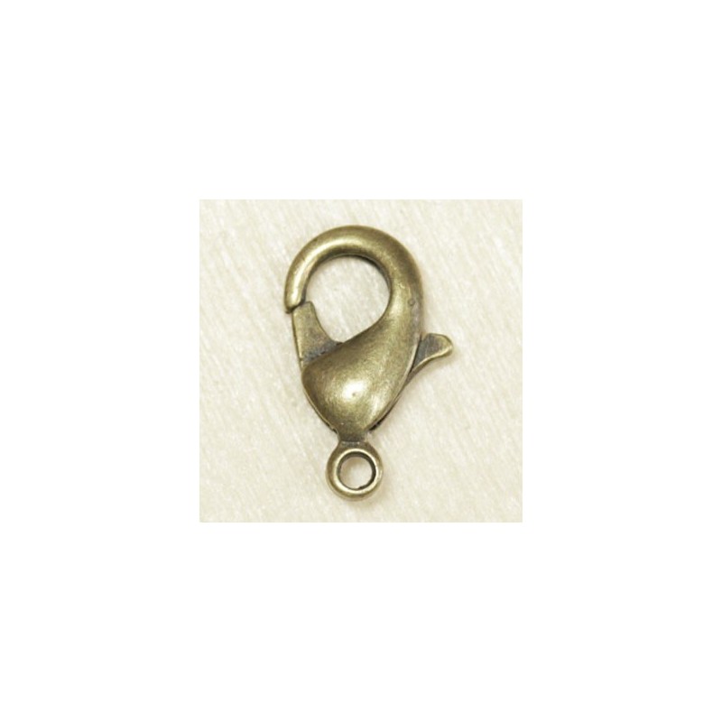 Fermoir Mousqueton 12mm - Bronze