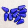 Perles Magiques Gouttes 10x6mm - Lot de 10 Perles - Bleu Marine