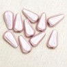Perles Magiques Gouttes 10x6mm - Lot de 10 Perles - Rose Clair