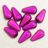 Perles Magiques Gouttes 10x6mm - Lot de 10 Perles - Violet Foncé
