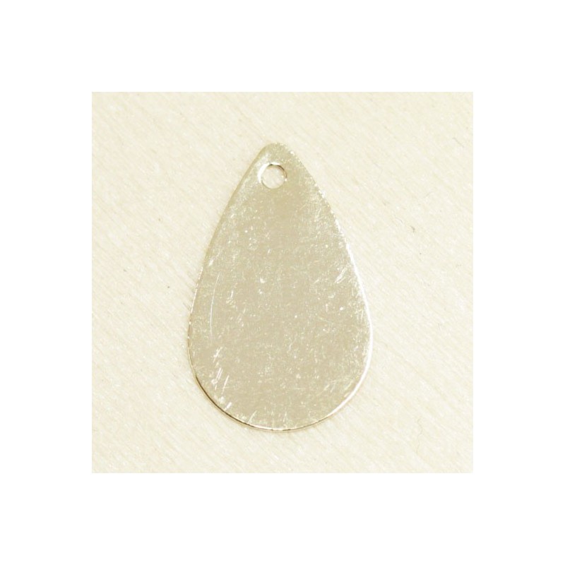 Sequin en métal - Goutte - 15x10mm - Doré