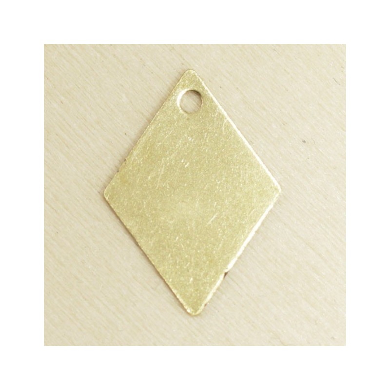 Sequin en métal - Losange - 18x13mm - Doré