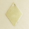 Sequin en métal - Losange - 18x13mm - Doré
