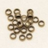 Perles à écraser 2,5mm  - Bronze - Lot de 20