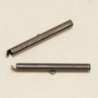 Embouts tubes pour Tissage 39mm - Bronze - La Paire