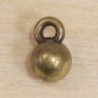 Breloque - Boule - 6x4mm - Bronze