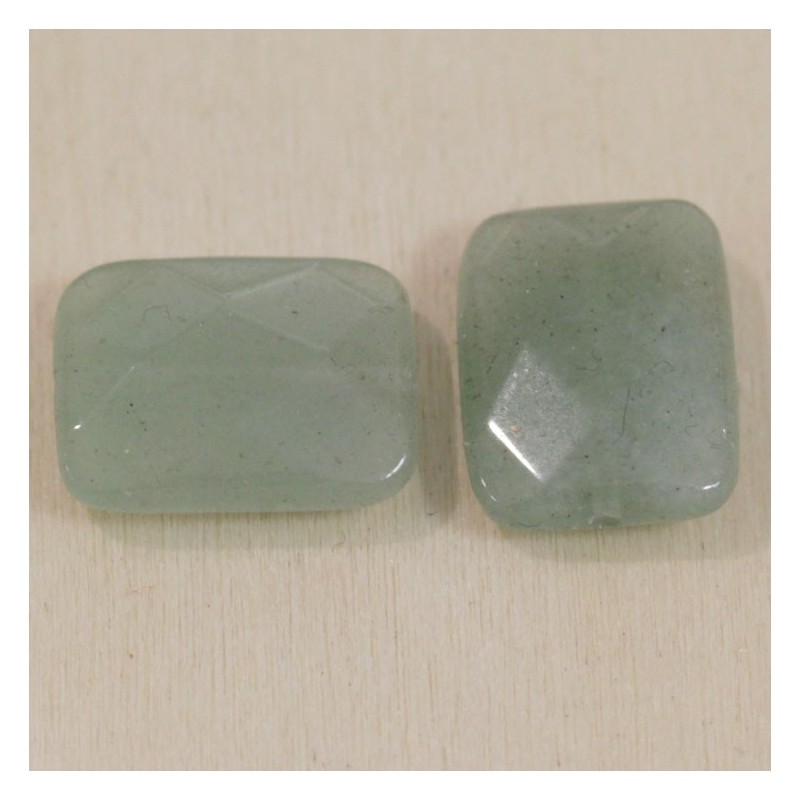 Perle en Aventurine - Rectangle 18*12mm - Pierre naturelle ou Gemme