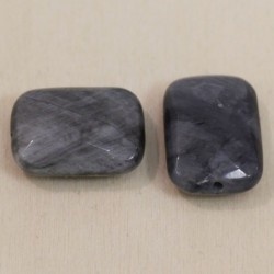 Perle en pierre naturelle ou Gemme - Rectangle 18*12mm - Labradorite