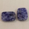 Perle en Sodalite - Rectangle 18*12mm - Pierre naturelle ou Gemme