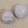 Perle en pierre naturelle ou Gemme - Goutte 12*12mm - Howlite