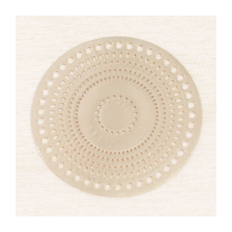 Connecteur Laser Cut - Rond - 28mm - Gold rose