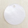 Sequin en Nacre - Rond Plat - 20mm