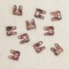 Embouts pour chaîne boule - 1mm - Cuivre brillant - Lot de 10