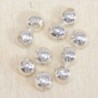 Perles métal - Rondes 007 - 3mm - Argenté - Lot de 10