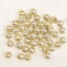 Perles métal - Rondes 008 - 3mm - Doré - Lot de 100