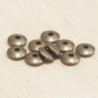 Perles métal - Rondelles 041 - 6x2mm - Bronze - Lot de 10