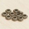 Perles métal - Rondelles - Disque 035 - 6x2mm - Bronze - Lot de 10