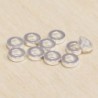 Perles métal - Rondelles - Lisse 039 - 6x2mm - Argenté - Lot de 10