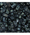 MHTL-4511 Miyuki Half Tila 5x2,3mm - Opaque Picasso Black - 5g