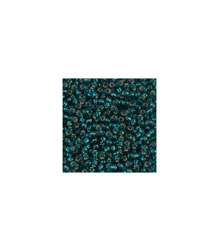 MR8-0030 Miyuki Rocailles 8/0 - Silverlined Dark Teal - 8g