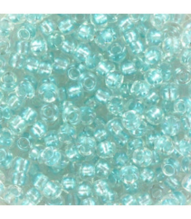 MR8-3638 Miyuki Rocailles 8/0 - Fancy Lined Soft Aqua - 8g